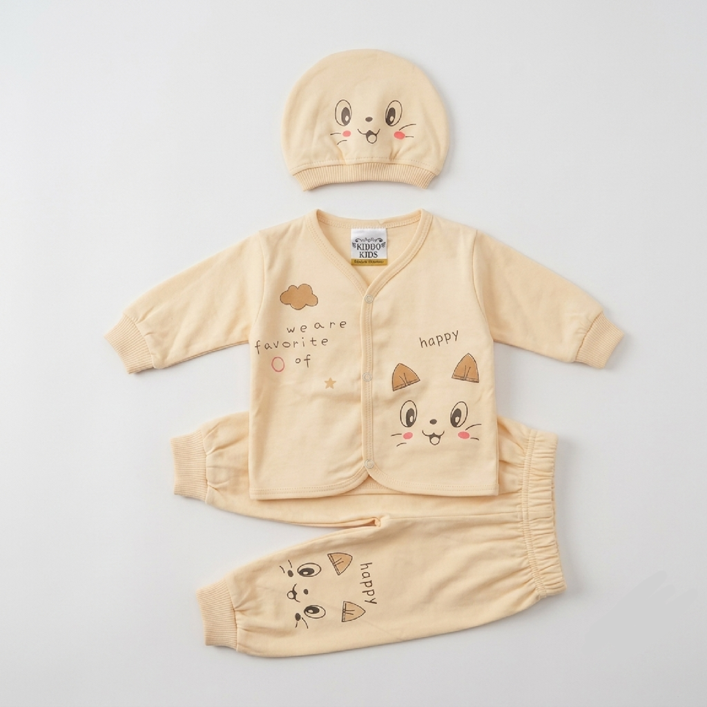 Happy Kitten 3-Piece Baby Set
