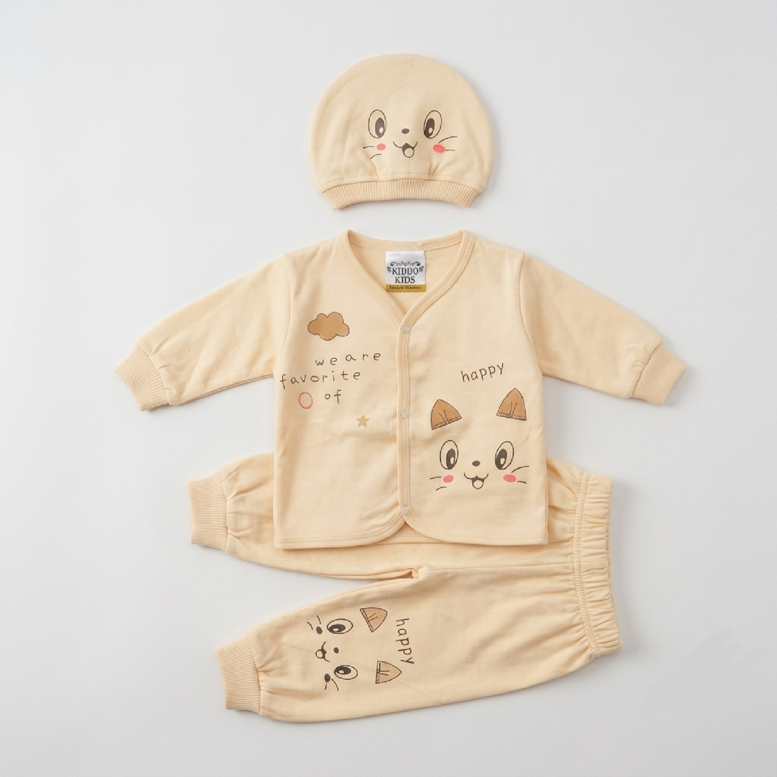 Happy Kitten 3-Piece Baby Set