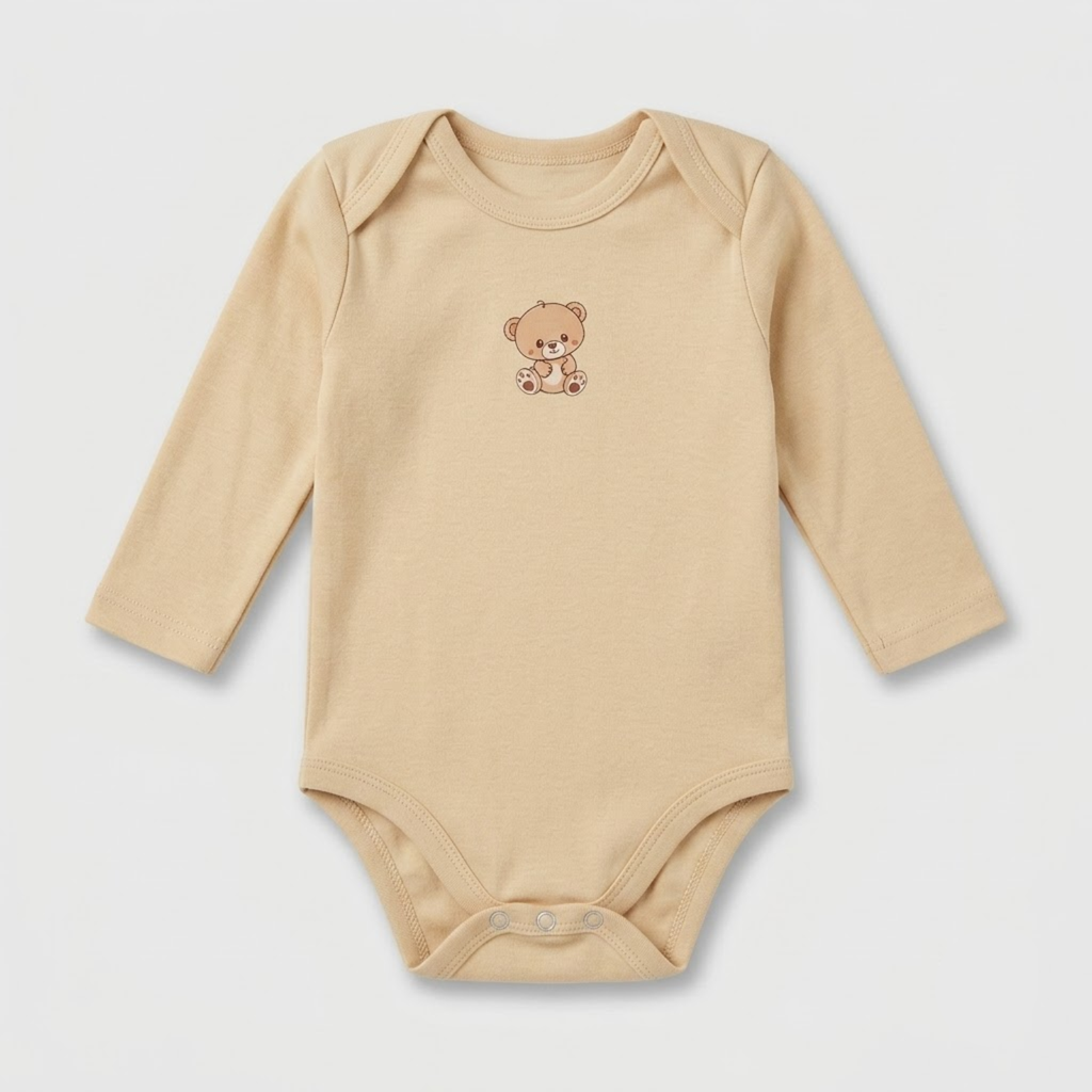 Teddy Bear & Cars Pack of 2 Long Sleeve Bodysuits