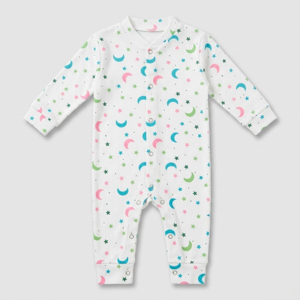 Moon & Stars Coverall Romper