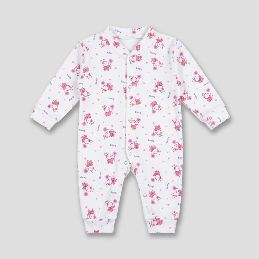 Bunny Love Coverall Romper