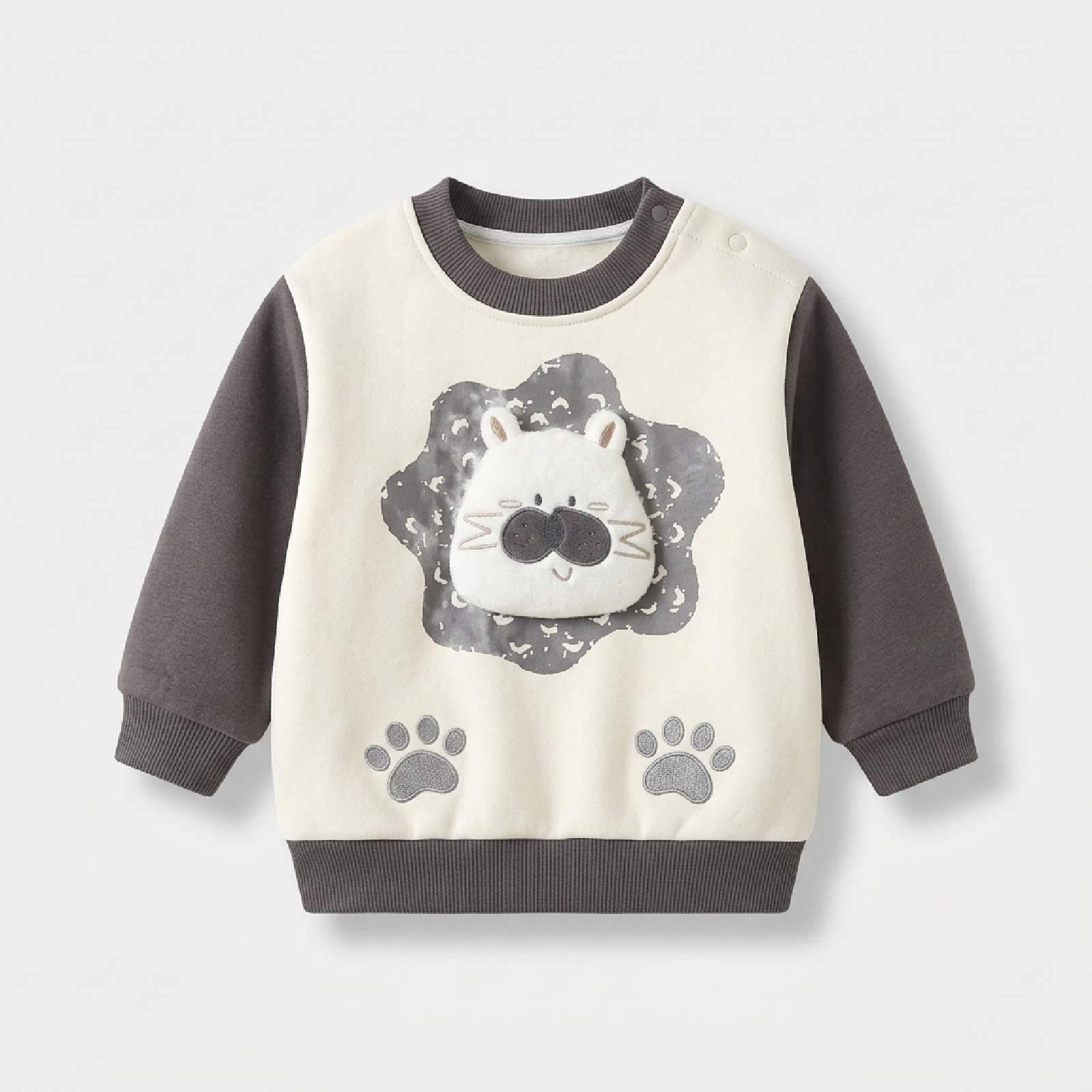 Lion Cub Fleece Sweatshirt Set