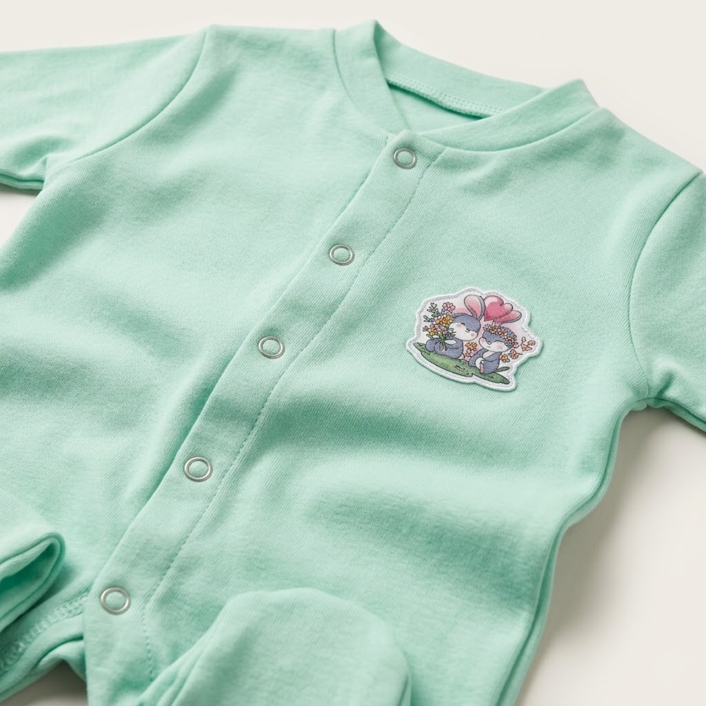 Mint Meadow Coverall Romper