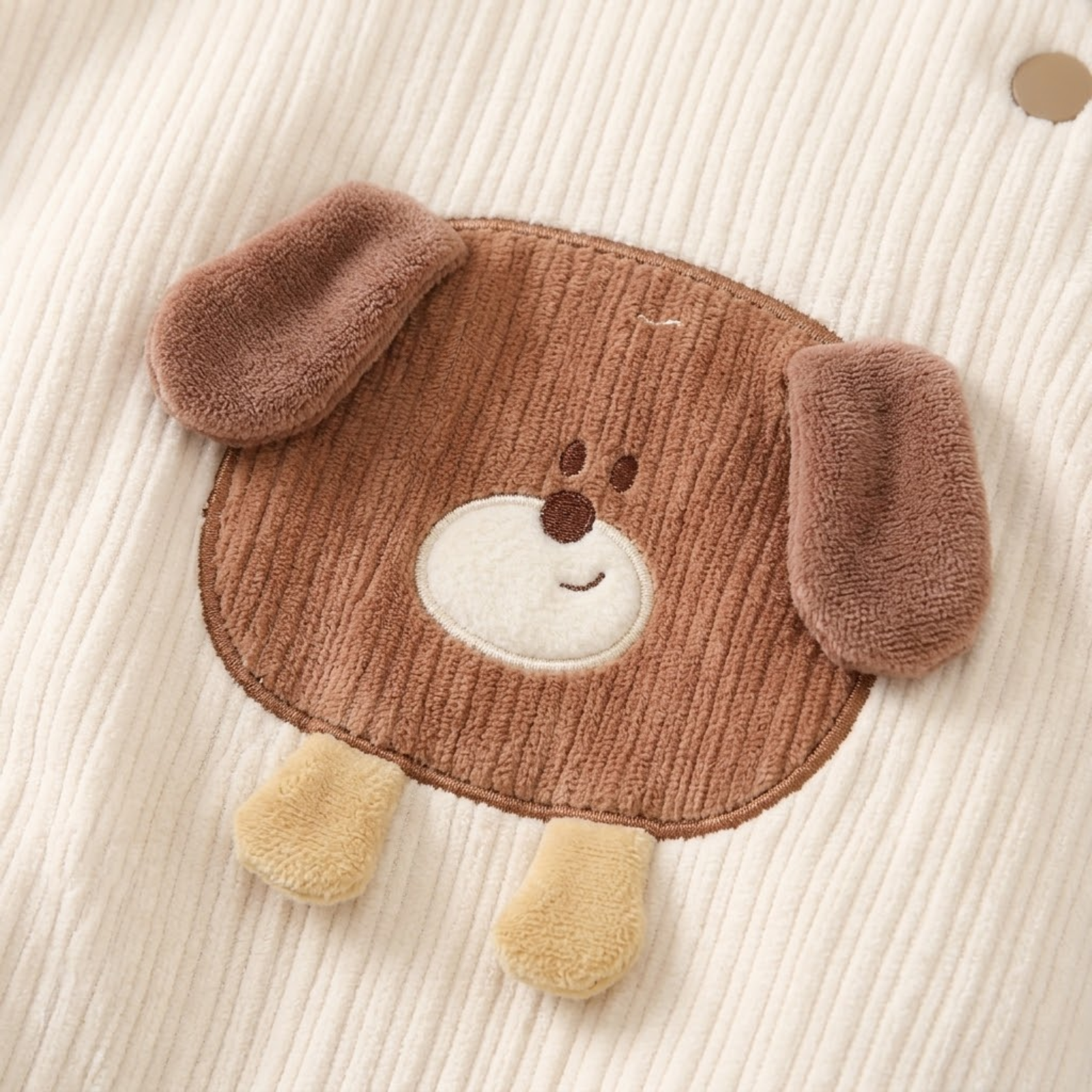 Teddy Bear Hooded Romper