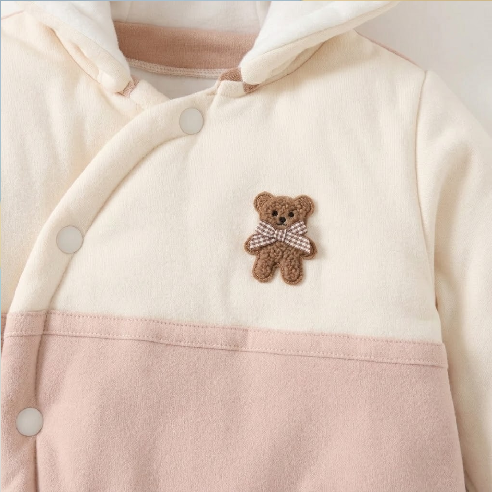 Teddy Thermal Hooded Romper