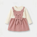 Honeybear Pinafore Set – Terry