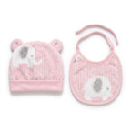 Pink Elephant 5-Piece Newborn Velour Set
