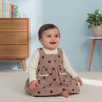 Bunny Patch Polka Dot Pinafore Set