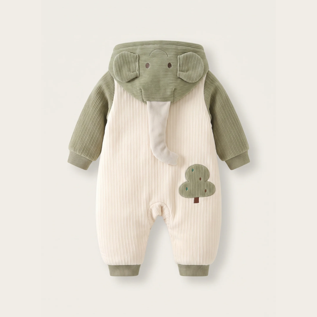 Teddy Bear Hooded Romper