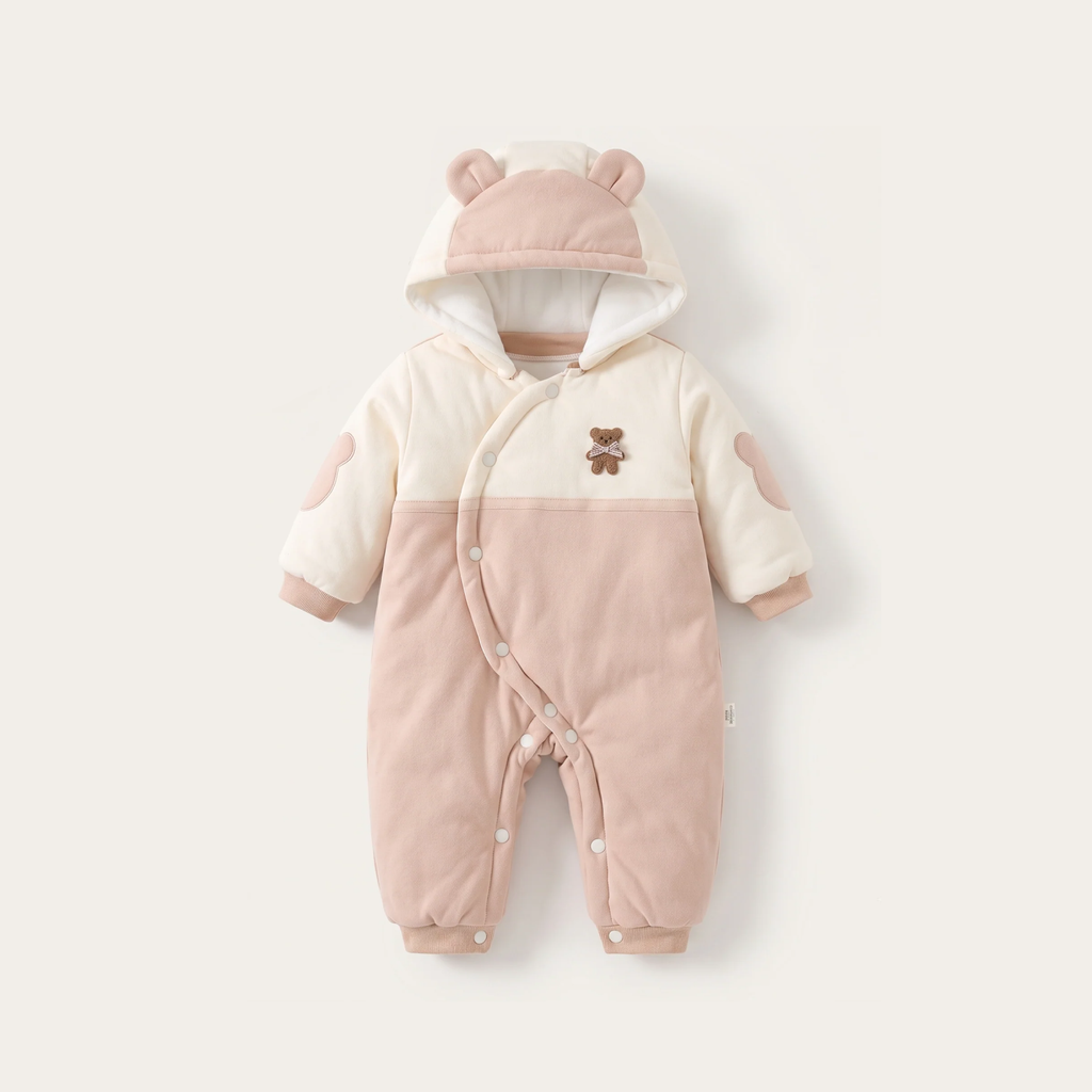 Teddy Thermal Hooded Romper