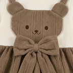 Honeybear Pinafore Set – Terry