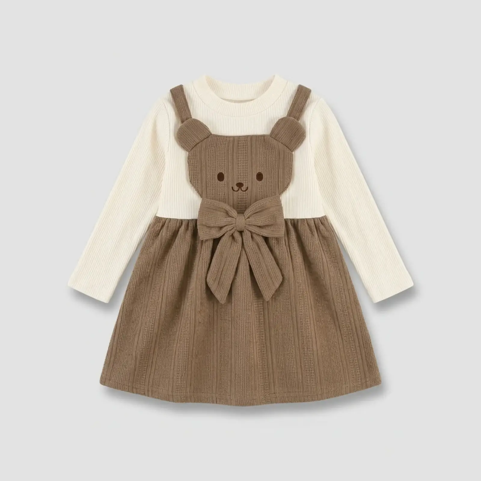 Honeybear Pinafore Set – Terry