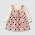 Bunny Patch Polka Dot Pinafore Set