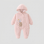 Little Traveler Hooded Pramsuit – Baby Girl