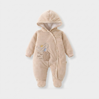Little Traveler Hooded Pramsuit – Baby Girl