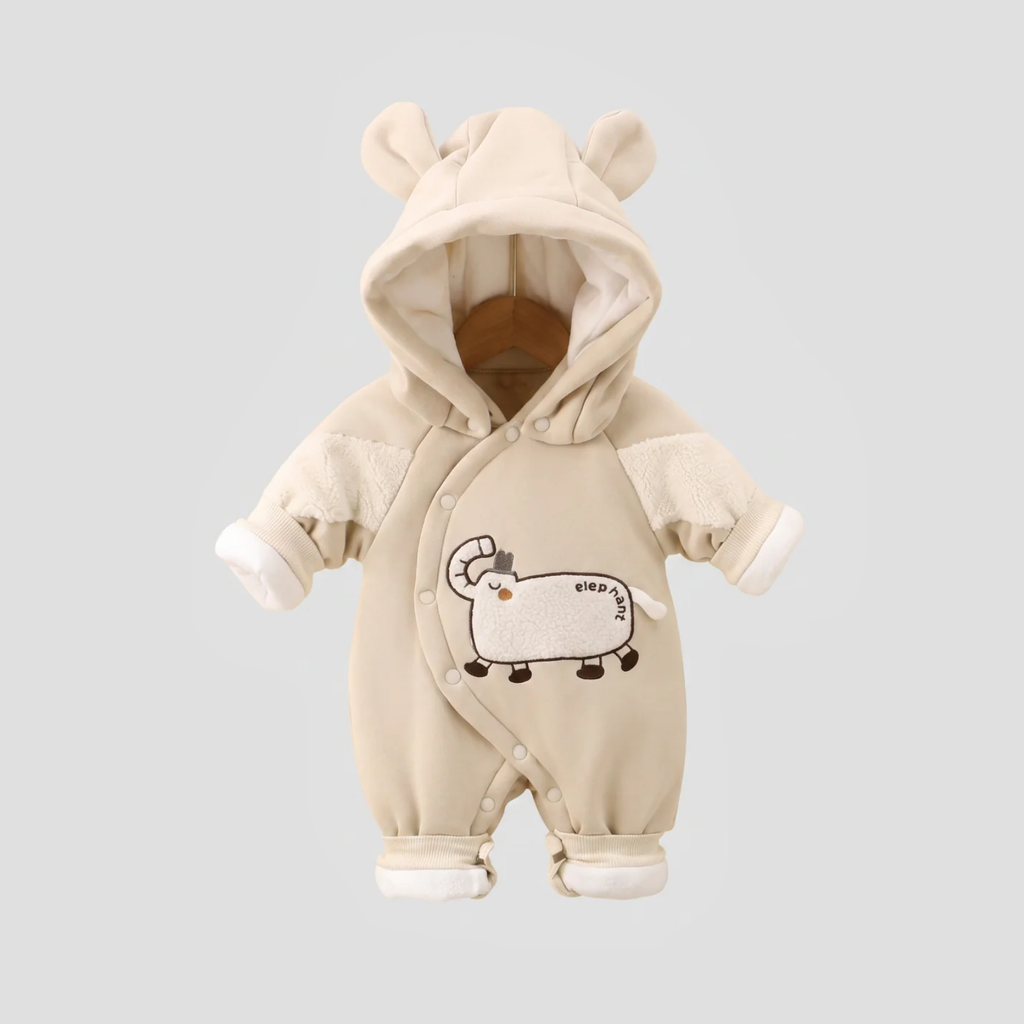 Elephant Fleece Romper