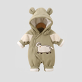 Elephant Fleece Romper