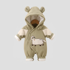Elephant Fleece Romper