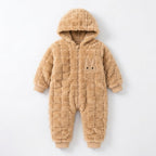 Snuggle Bunny Plush Waffle Romper