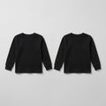 Black Long-Sleeve Thermal Tee – Pack of 2