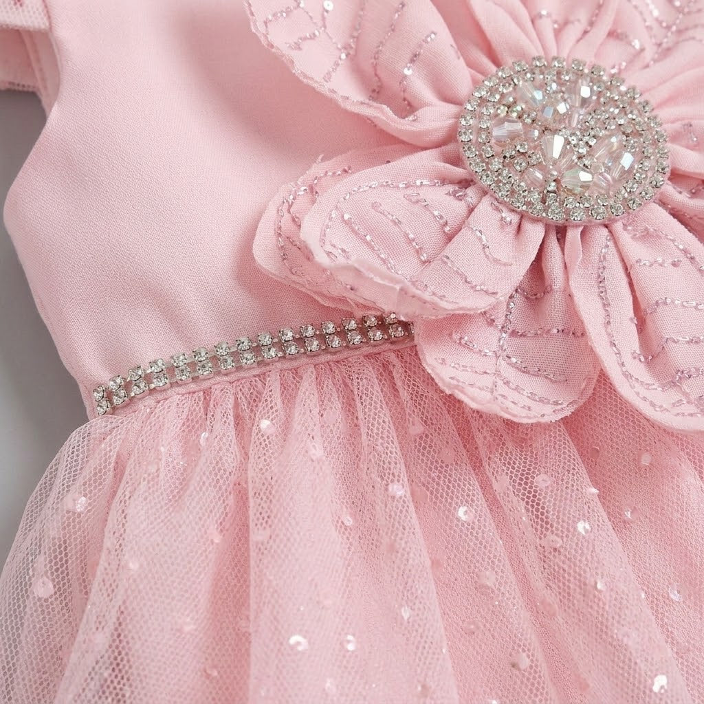 Sequin Flower Dress Gift Set