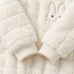 Snuggle Bunny Plush Waffle Romper