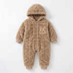 Snuggle Bunny Plush Waffle Romper